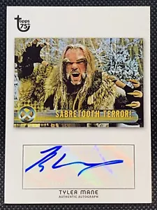2013 Topps 75th Anniversary Tyler Mane Autograph Sabertooth Terror in X-Men - Bild 1 von 2