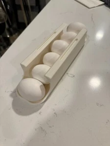 Stackable Roll down Refrigerator Egg Dispenser Set of 4 - Picture 1 of 6