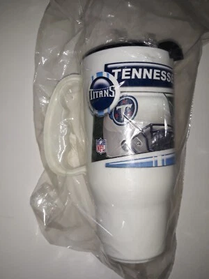 Tennessee Titans 16 oz. Taza de viaje Roadster de plástico con tapa vintage NFL NUEVA Foto 1 de 4