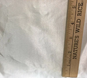 Ivory Fabric Solid Color Satin 22" Long 24" Wide Crafts Sewing DIY - Picture 1 of 2