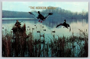 Postkarte Der Horicon Marsh Wisconsin Entenjagd unter den Lockvögeln Stockenten - Bild 1 von 2