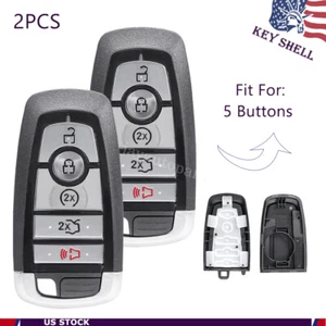 2 Replacement For 2018 2019 2020 Ford Explorer Remote Fob Shell Case Pad Key 5b - Picture 1 of 9