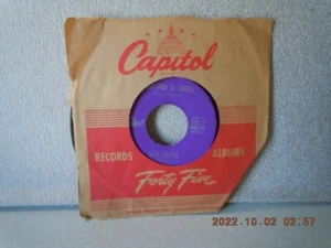 STARR,KAY 7"vinyl...JUST FOR A THRILL/OUT IN THE COLD ...CAPITOL...VG++...'60 - Foto 1 di 1