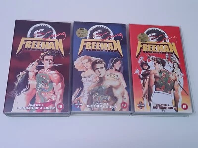 Crying Freeman Chapters 1 2 3 VHS UK PAL Manga Anime Video Daisuke Nishio - Bild 1 von 4