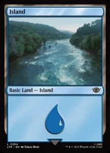 Magic LOTR Island Basic Land L 0264 - Picture 1 of 1