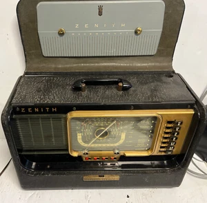 Zenith Transoceanic WaveMagnet Antique Tube Shortwave Radio AS IS - Picture 1 of 16