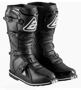Answer Racing AR1 Boots Black Motorcycle MX Off-road ATV BMX MTB Adult Size 9 - Picture 1 of 1