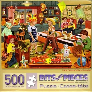 Pezzi E Pezzi - Lil' Carro Rosso Puzzle 500 Pezzi - Julie Bauknecht - Foto 1 di 1
