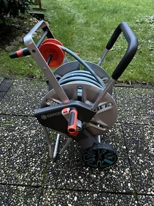 GARDENA AquaRoll M Schlauchwagen mit 30 m Schlauch kaum benutzt - Bild 1 von 3