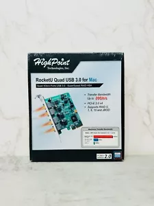 HighPoint RU1144AM MacPro Dual USB 3.0 PCI-E x1 Card - Picture 1 of 7