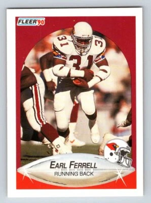 1990 Fleer #333 Earl Ferrell Phoenix Cardinals - Image 1 of 2