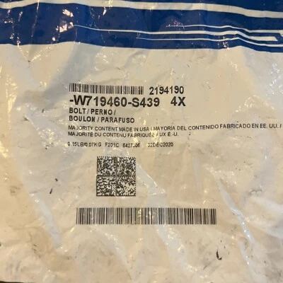 6 Pack 2020-2021 Ford Escape OEM Lower Strut Bolts W719460-S439 - image 1 of 4