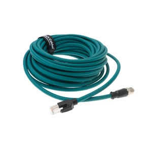Ethernet Kabel RJ45 auf X codiert M12 X codiert 8 Pin Stecker geschirmt Kabel für Cognex - Bild 1 von 7