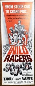 Poster inserto originale Wild Racers 1968 Fabian - Foto 1 di 1