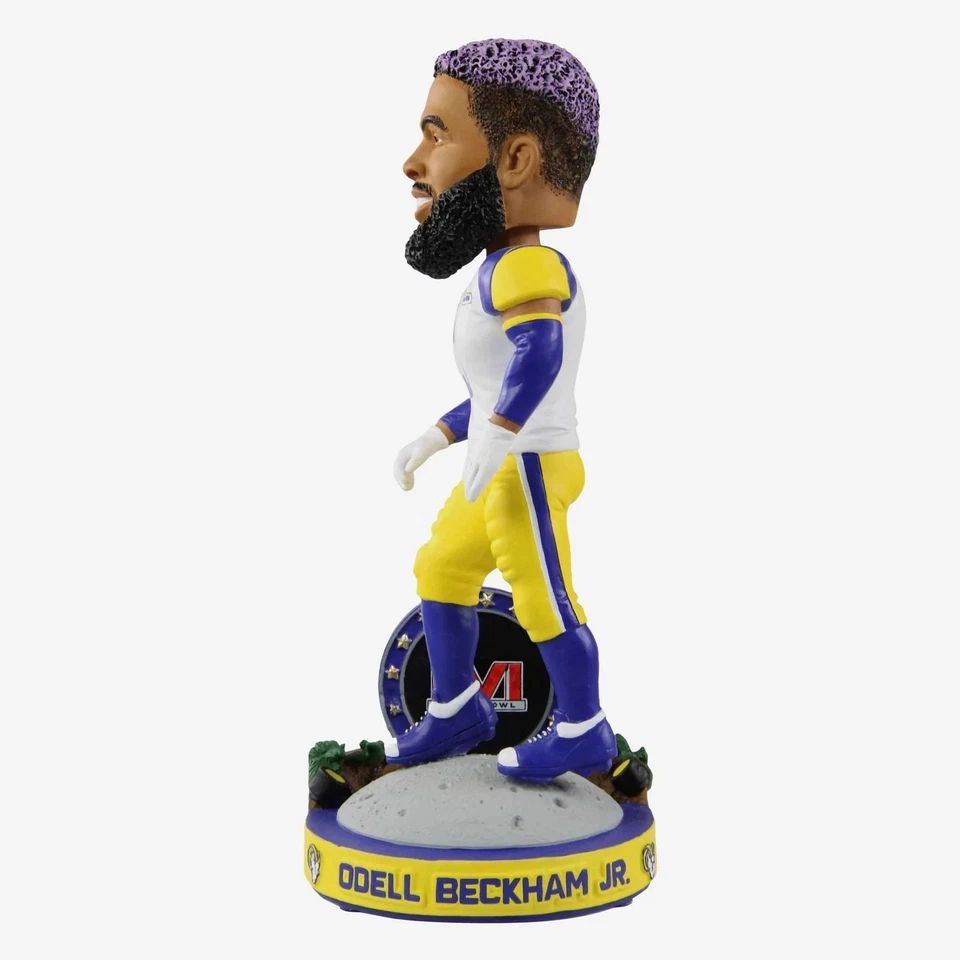Odell Beckham Jr. Los Angeles Rams Moonwalk Touchdown Celebración Bobblehead NFL Foto 1 de 1