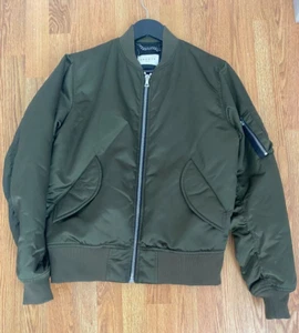 SANDRO MA-1 BOMBER JACKET SIZE SMALL - Picture 1 of 4