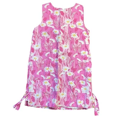 Vintage Lilly Pulitzer Classic Shift Dress Girls Size 7 White Label 100% Cotton - Image 1 of 4