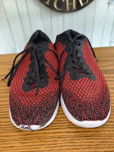 KR Strikeforce Mesh Bowlingschuhe schwarz/rot Flex Slide Herren Gr. 8 - gebraucht - gut - Bild 1 von 2