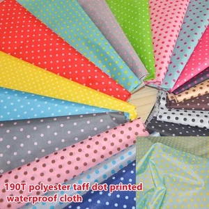 190T Poliéster Taff Dot Impreso Tela Impermeable Mascotas Impermeable Paño a Prueba de Polvo - Imagen 1 de 28