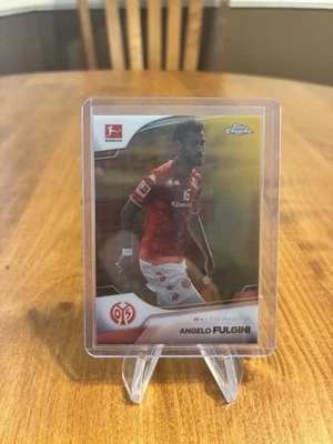 2022-23 Topps Chrome Bundesliga Angelo Fulgini #70 Gold Refractor /50 (RC) - Image 1 of 4