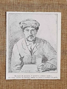 Un bevitore di assenzio Stampa del 1931 - Picture 1 of 1
