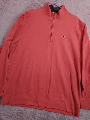 Suéter Vineyard Vines Hombres 2XL XXL Rendimiento Cuarto Cremallera Pullover Golf Elástico Foto 1 de 4