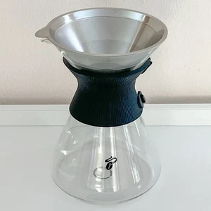 BEEM Pour Over TCM • Kaffeebereiter EdelstahlFilter Glaskaraffe 0,75 • unbenutzt - Bild 1 von 8