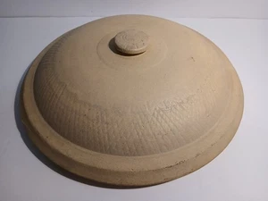 Antique Replacement LID ONLY for Stoneware Crock Salt Glaze Cream - Picture 1 of 12