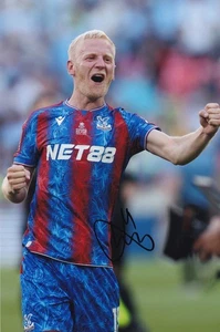 Football - Will Hughes - Hand Signed 12x8 Inch Photograph - Crystal Palace - Picture 1 of 1