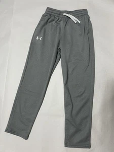 Under Armour Youth Boys Coldgear Loose Activewear Workout Pants YXL Grey - Picture 1 of 8