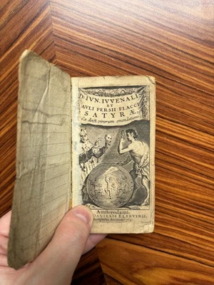 Satires of Juvenal and Persius, Elzevir, 1671 - Image 1 of 4