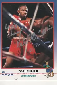 TARJETA DE BOXEO KAYO KAYO 1991 FIRMADA #151 - LEYENDA DEL BOXEO - Imagen 1 de 1