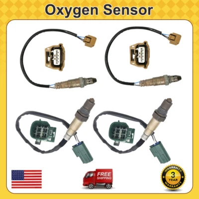 4 peças sensores de oxigênio para cima+para baixo para Nissan 2014 2015 Armada 2013-2015 Titan 5.6L V8  - Imagem 1 de 4