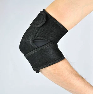 Elbow Support Brace Compression Sleeve Arthritis Relief Tennis Golf Gym Easy Fit - Picture 1 of 4