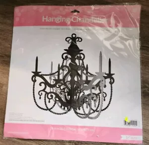 Party in Paris Hanging Cardboard Chandelier - Picture 1 of 3