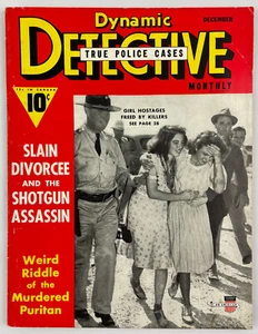 Dynamic Detective Magazine, December 1940, Vintage True Crime Stories, Pulp - Picture 1 of 4