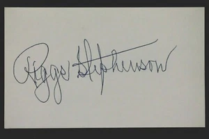 Riggs Stephenson (d.1985) Indians Cubs Signed 3x5 Index Card Vintage Autograph - Picture 1 of 2