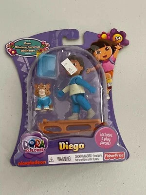 Fisher-Price Dora the Explorer Diego figure Window Surprises Dollhouse NEW 2010 - Image 1 of 4