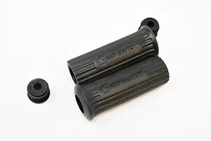 Pair of 90mm Sram original Bike Handlebar Grips Black For Gripshift shifters - Picture 1 of 1