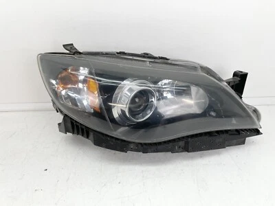 2008-2011 SUBARU IMPREZA CHROME HALOGEN HEADLIGHT PASSANGER SIDE FRONT USED OEM - Image 1 of 4