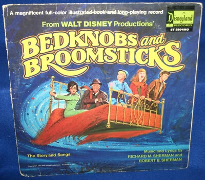 Walt Disney Production"s "Bedknobs And Broomsticks" 1971 LP with Booklet - Image 1 of 4
