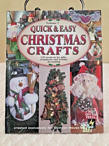 1996 Quick and Easy Christmas Crafts Oxmoor House 133 Designs VG+ - Imagen 1 de 13