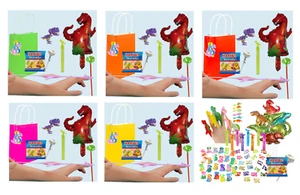 Vorgefüllte Dinosaurier Partytüten Unisex Partytütenfüller Spielzeug Süßigkeiten Folienballon - Bild 1 von 20