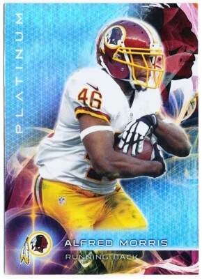 2015 Topps Platinum Football Alfred Morris #60 Washington Commanders - Image 1 of 2