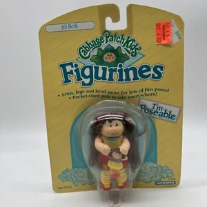 JILL BETH - Cabbage Patch KidsFigurines - Poseable Doll 1991 Hasbro NRFP 3.5” - Picture 1 of 5