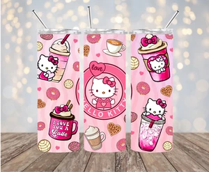 Hello Kitty Caffè 20 once cassetto in acciaio inox fatto a mano - Foto 1 di 1