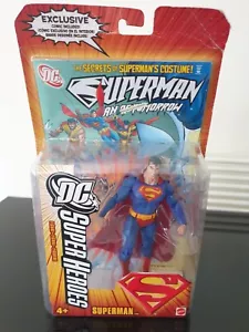 DC Super Heroes Superman Action Figure 2006 Mattel Exclusive Comic Book Included - Picture 1 of 7