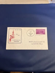 FDC Covers 1937 #798 1st FIDELITY Cachet 150th Anniversary Of The Constitution - Picture 1 of 2