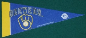 MILWAUKEE BREWERS MLB LICENSED MINI PENNANT, NEW - Picture 1 of 1