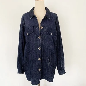 Vintage Addable Navy Corduroy Jacket Size S Made in Brisbane - Picture 1 of 6
